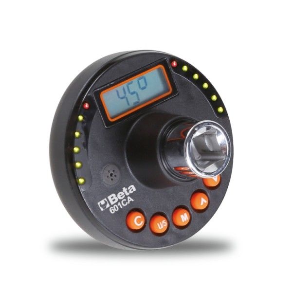 Digital torque and angle indicator