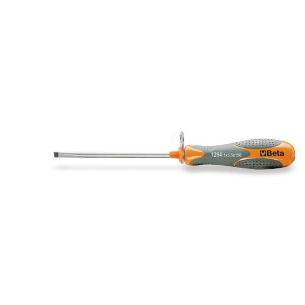 Screwdrivers for headless slotted screws