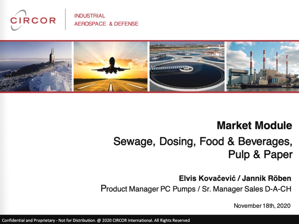 Market Module - Sewage Dosing Food and Beverages, Pulp and Paper