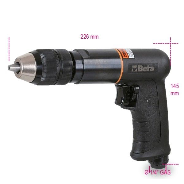 Reversible drill, made from composite 