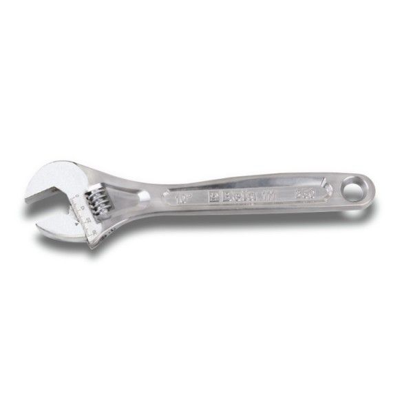 Adjustable wrenches; scales, chrome-plated