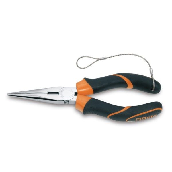 Extra long needle knurled nose pliers