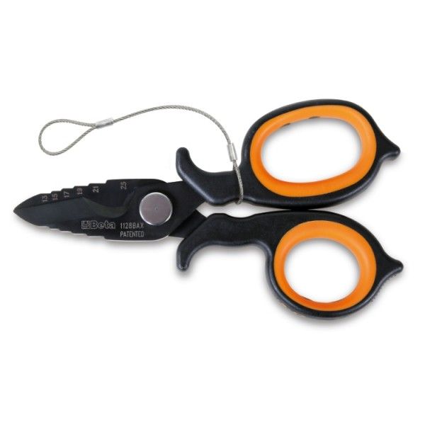 Double-acting electricians' scissors