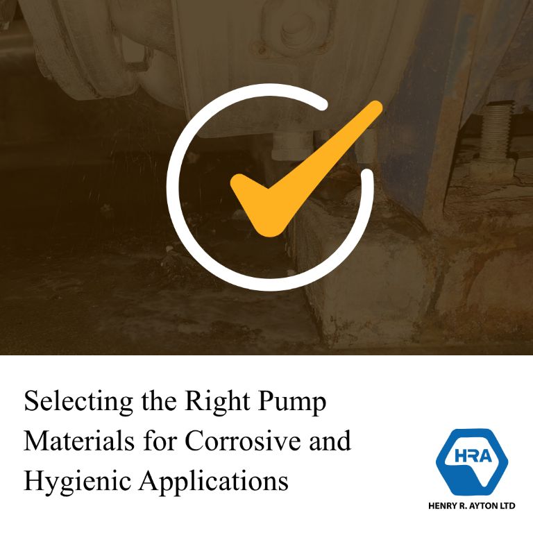 Selecting the Right Pump Materials for Corrosive and Hygienic Applications